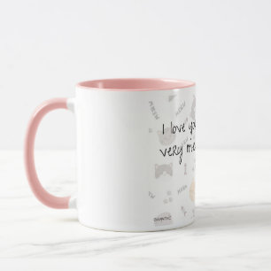 Een 'I Love You Meow en Kitty'-mok voor je geliefd Mok