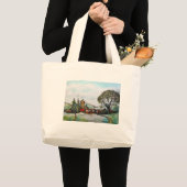 Een Idyllic British Village-schets Grote Tote Bag (Voorkant (product))