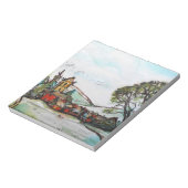 Een Idyllic British Village-schets Notitieblok (Gedraaid)