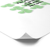 Een Ierse gebed Poster (Hoek)