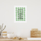 Een Ierse gebed Poster (Keuken)