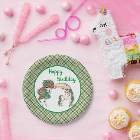 Een Ierse verjaardag Papieren Bordje (Feest)