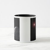 Een ijzige of rotsachtige planeet rond een schemer mok (Midden)