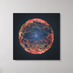 Een impressie van de kunstenaar van de supernova 1 canvas afdruk