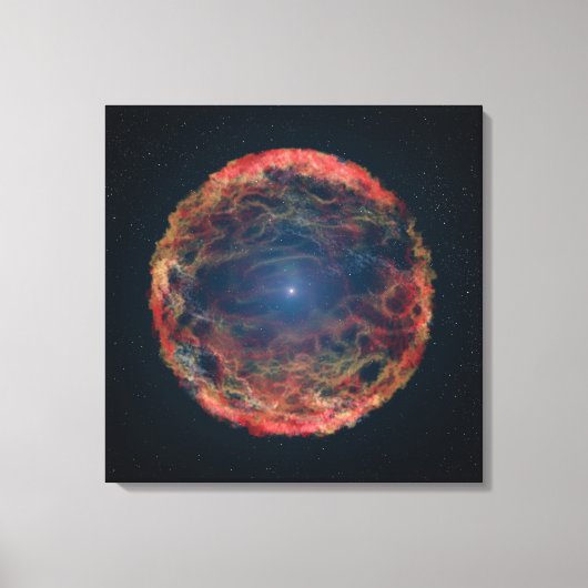 Een impressie van de kunstenaar van de supernova 1 canvas afdruk (Voorkant)