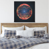 Een impressie van de kunstenaar van de supernova 1 canvas afdruk (Insitu (Slaapkamer))