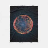Een impressie van de kunstenaar van de supernova 1 fleece deken (Voorkant)