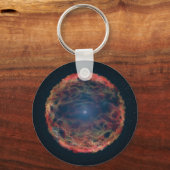 Een impressie van de kunstenaar van de supernova 1 sleutelhanger (Achterkant)