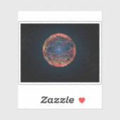 Een impressie van de kunstenaar van de supernova 1 sticker (Vel)