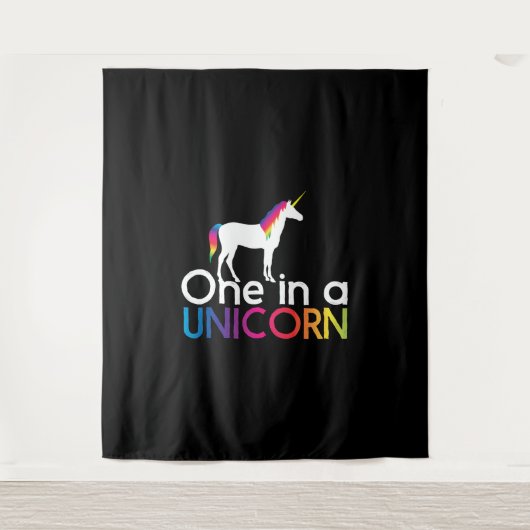 Eén in een eenhoorn wandkleed (Voorkant)