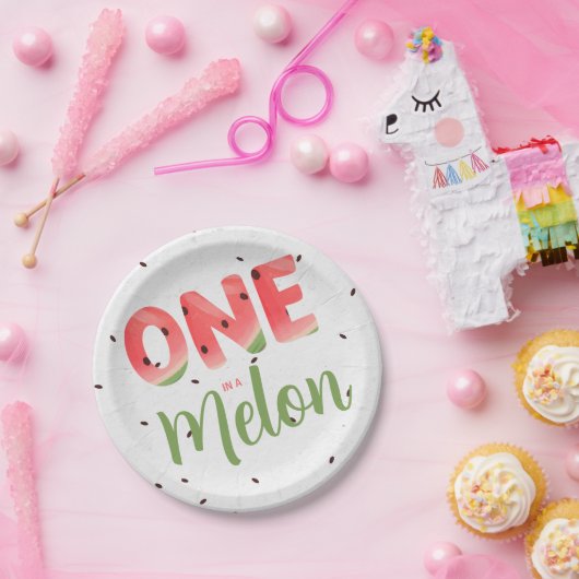 Een in een Mellon Paper Bord (Feest)