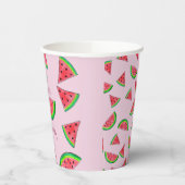 Een in een meloen 1e verjaardag papieren bekers (Links)
