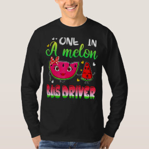 Een in een meloen buschauffeur Watermelon T-shirt