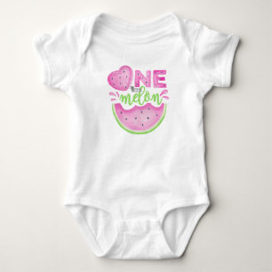 Eén in een Meloen Eerste Verjaardag Baby Body Romper