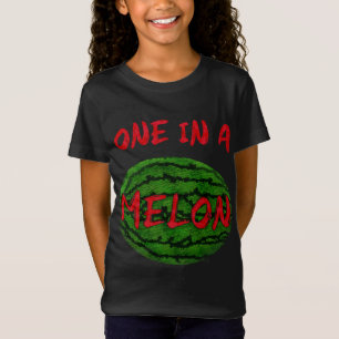 Een in een meloen hele watermeloen grappige grappi t-shirt