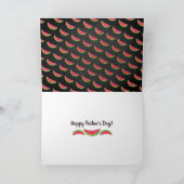 Een in een meloen krijtbord Vaderdag Kaart (Binnen)