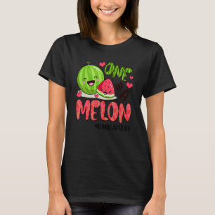Een in een meloen Lunch Lady Life Watermeloen Zome T-shirt