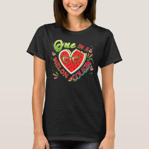 Een in een meloen neef familie bijpassende meloen t-shirt