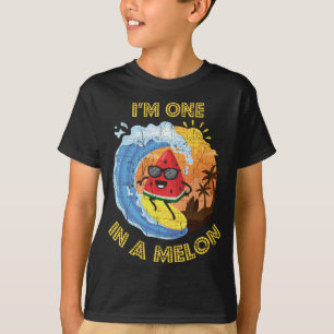 Een in een meloen Schattigee leuke zomer watermelo T-shirt