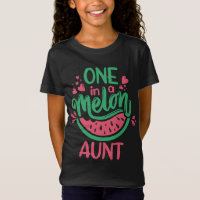 Een in een meloen tante zomer fruit watermeloen th