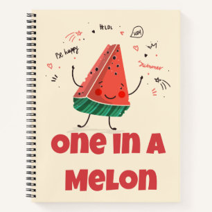 Een in een meloen – Watermeloen Notitieboek