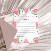 Een in een meloen watermeloen tijd capsule Kaart