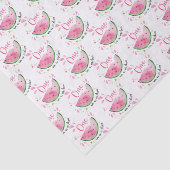 Eén in een Melon 1e verjaardag Tissuepapier (Detail)