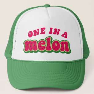 Een in een Melon Baseball Hat Pet