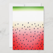 Eén in een Melon Birthday Kaart (Achterkant)