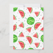 Eén in een Melon Hartelijk dank - Rood Kaart (Achterkant)