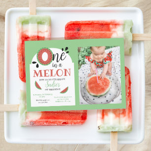 Eén in een Melon Kinder Eerste Dag Kaart
