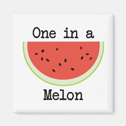 Eén in een Melon Magneet (Voorkant)