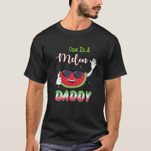 Een in een Melon Papa Funny Watermeloen Lovert T-s T-shirt