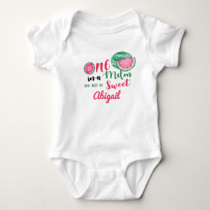 Een in een Melon Watermeloen 1e Verjaardag shirt