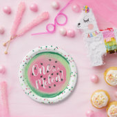 Eén in een Melon Watermeloen Partij Papieren Bordje (Feest)