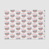 Eén in een Melon-weefselpapier Tissuepapier (Voorkant)