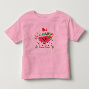 Eén In Een Watermeloen Watermeloen 1e Verjaardag M Kinder Shirts