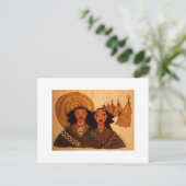 Eén Indiaans Briefkaart (Staand voorkant)