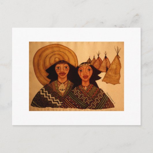 Eén Indiaans Briefkaart (Voorkant)