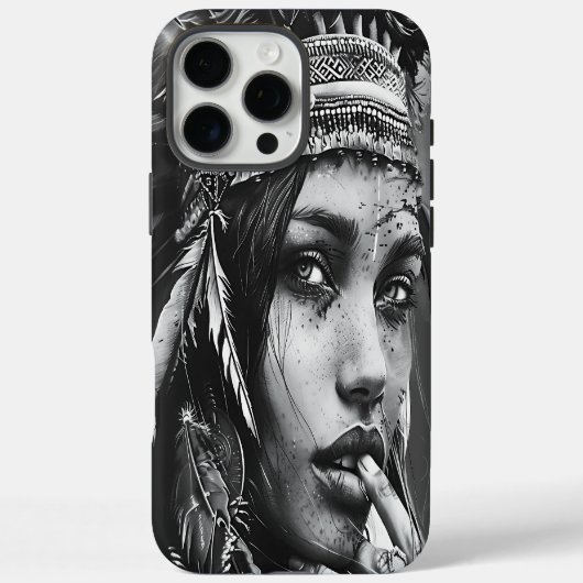 Een Indiase meisje krijger versierd met levendige  Case-Mate iPhone Case (Achterkant)