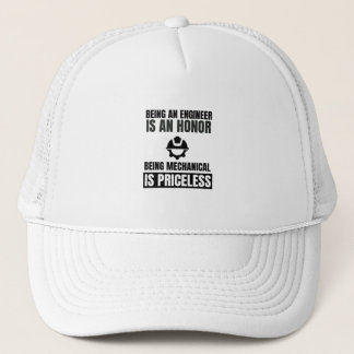 Een ingenieur zijn is een eer mechanisch zijn is trucker pet