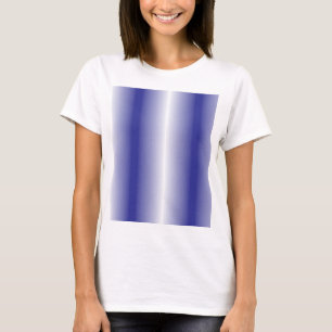 Een ingewikkeld blauw geometrisch patroon met symm t-shirt