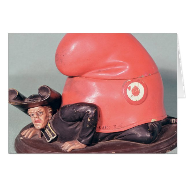 Een inktpot of een tabakspot (Voorkant Horizontaal)