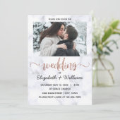 Eén Inspirerend foto bruiloft Kaart (Staand voorkant)