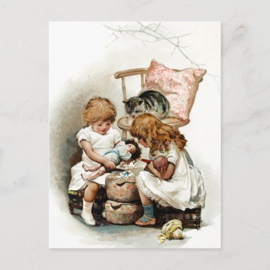 Een interessant spel briefkaart (Voorkant)