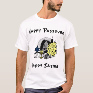 Een interreligieuze passover en Pasen T-shirt