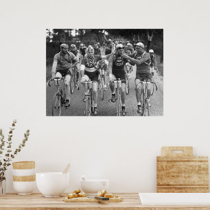 EEN INTIEM PORTRET VAN DE TOUR DE FRANCE JAREN 192 POSTER