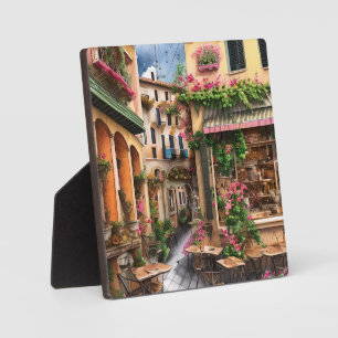 Een Italiaanse Straatscène Ephemera Ontwerp Serie Fotoplaat