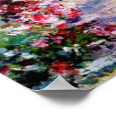 Een Italiaanse tuin - William Merritt Chase, Poster (Hoek)