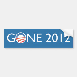 Eén jaar 2012 bumpersticker